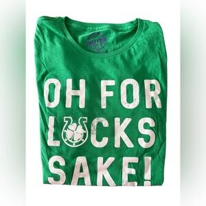 Crazy Dog T-Shirts Green Lucky Tee